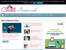Tablet Screenshot of conseil-amour.net